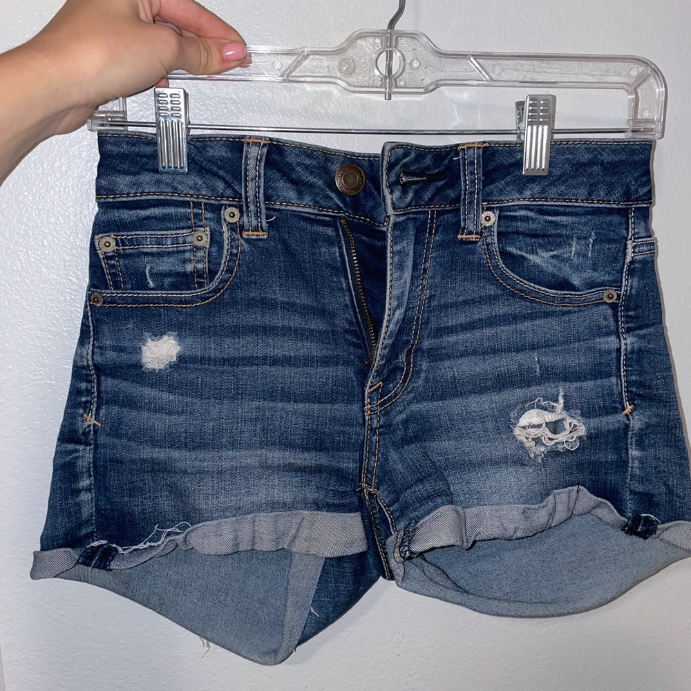 High Waisted Jean Shorts